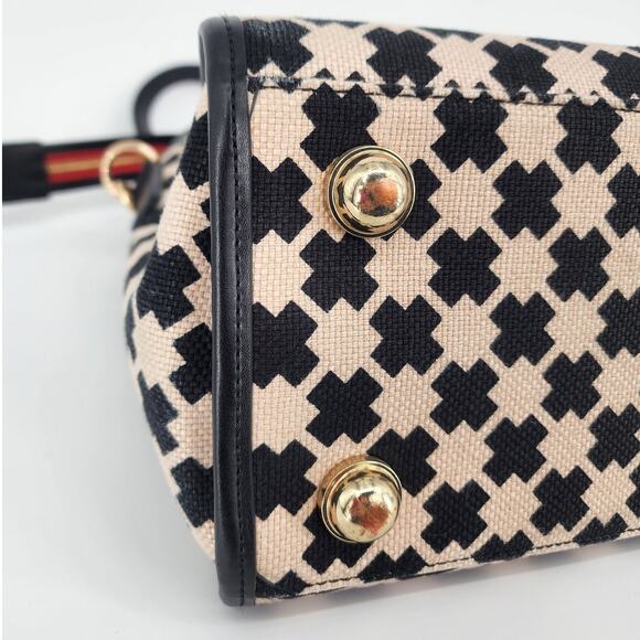 Spartina 449 Daufuskie Island Linen and Leather Weekender Bag - Picture 6 of 16